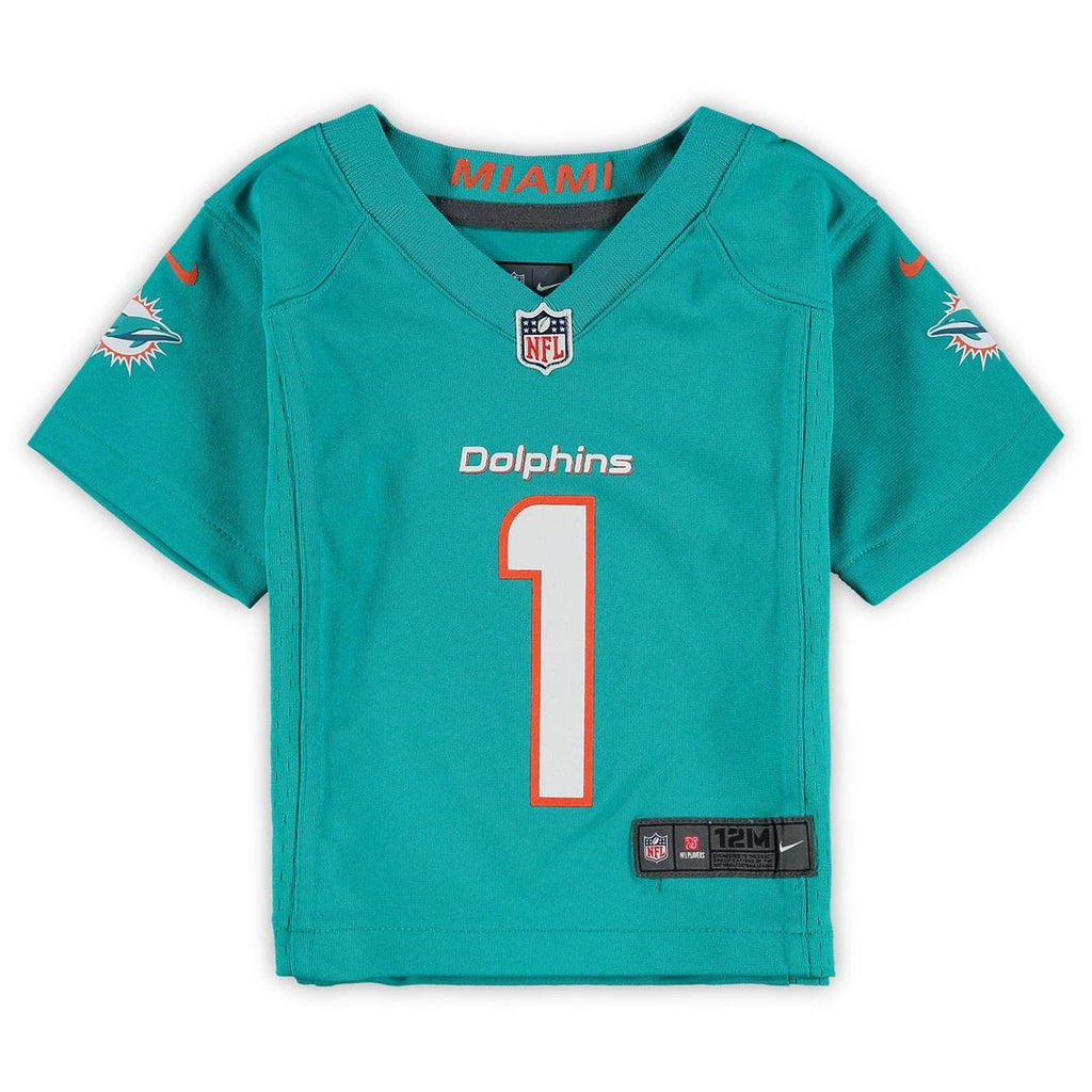 Tua Tagovailoa Miami Dolphins Infant Team Player Game Jersey - Aqua