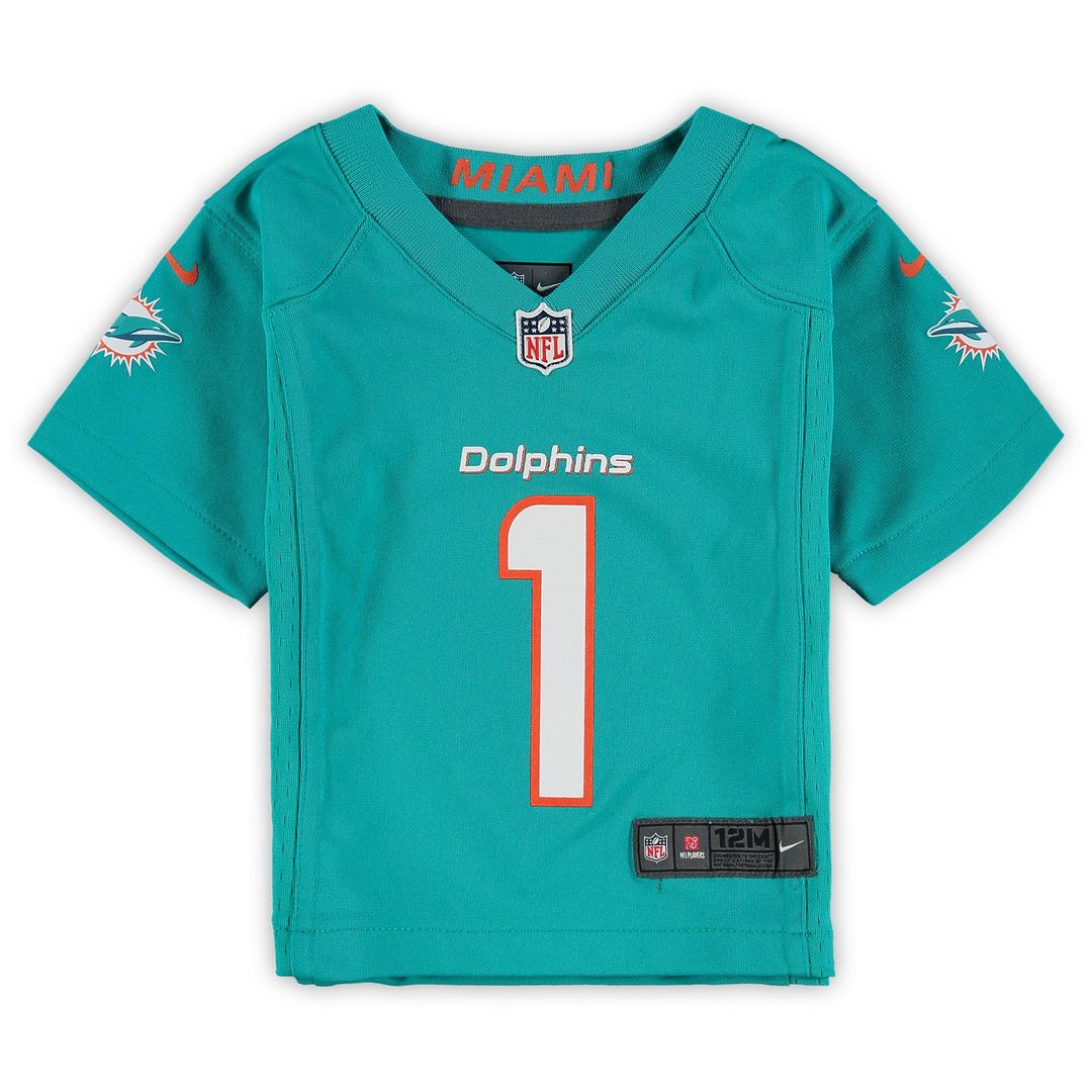 Tua Tagovailoa Miami Dolphins Infant Team Player Game Jersey - Aqua