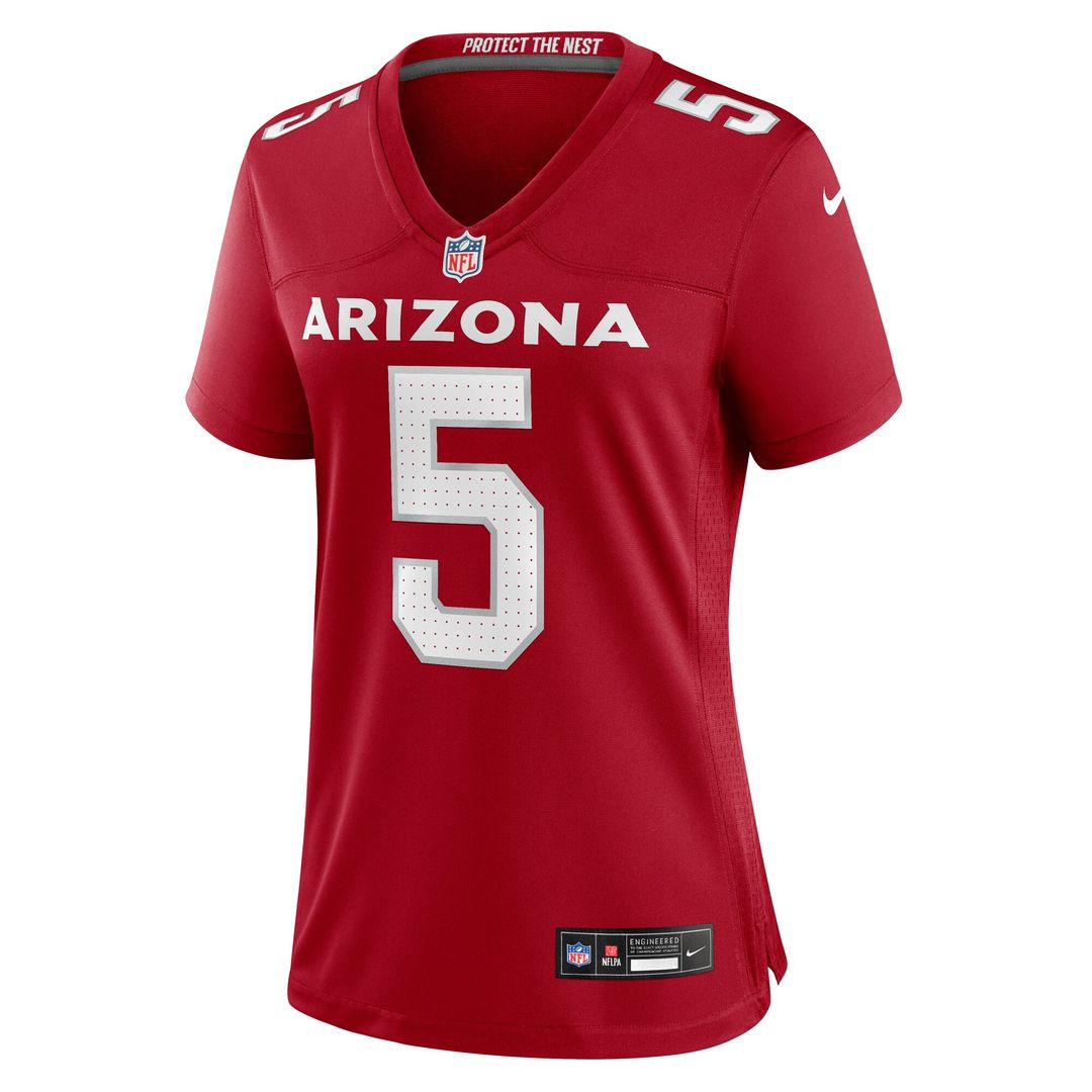 Baron Browning Arizona Cardinals Women's Team Game Jersey - Cardinal