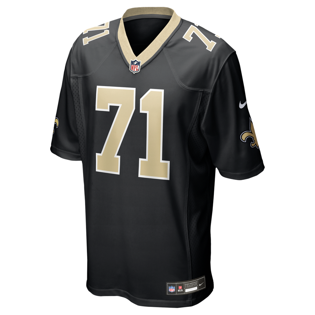 Kelvin Banks Jr. New Orleans Saints Game Player Jersey - Black