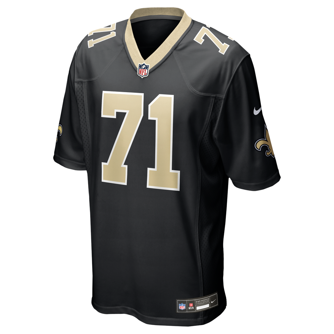 Kelvin Banks Jr. New Orleans Saints Game Player Jersey - Black