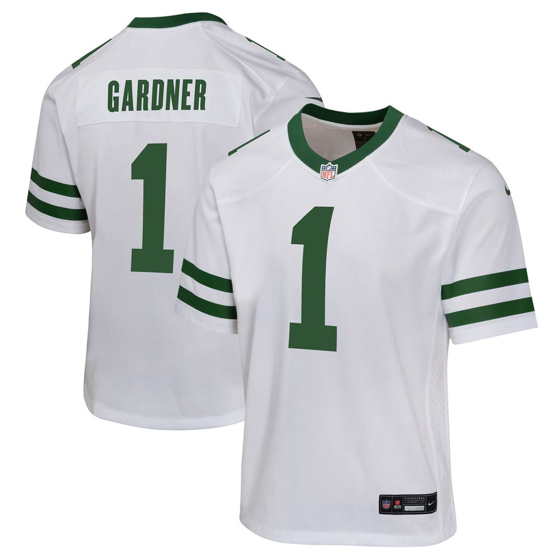 Ahmad Sauce Gardner New York Jets Youth Game Jersey - White