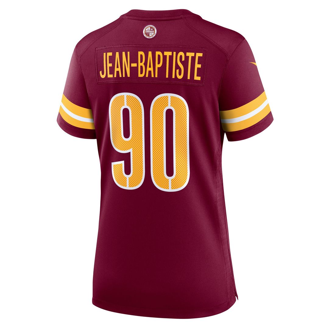 Javontae Jean-Baptiste Washington Commanders Women's Team Game Jersey - Burgundy