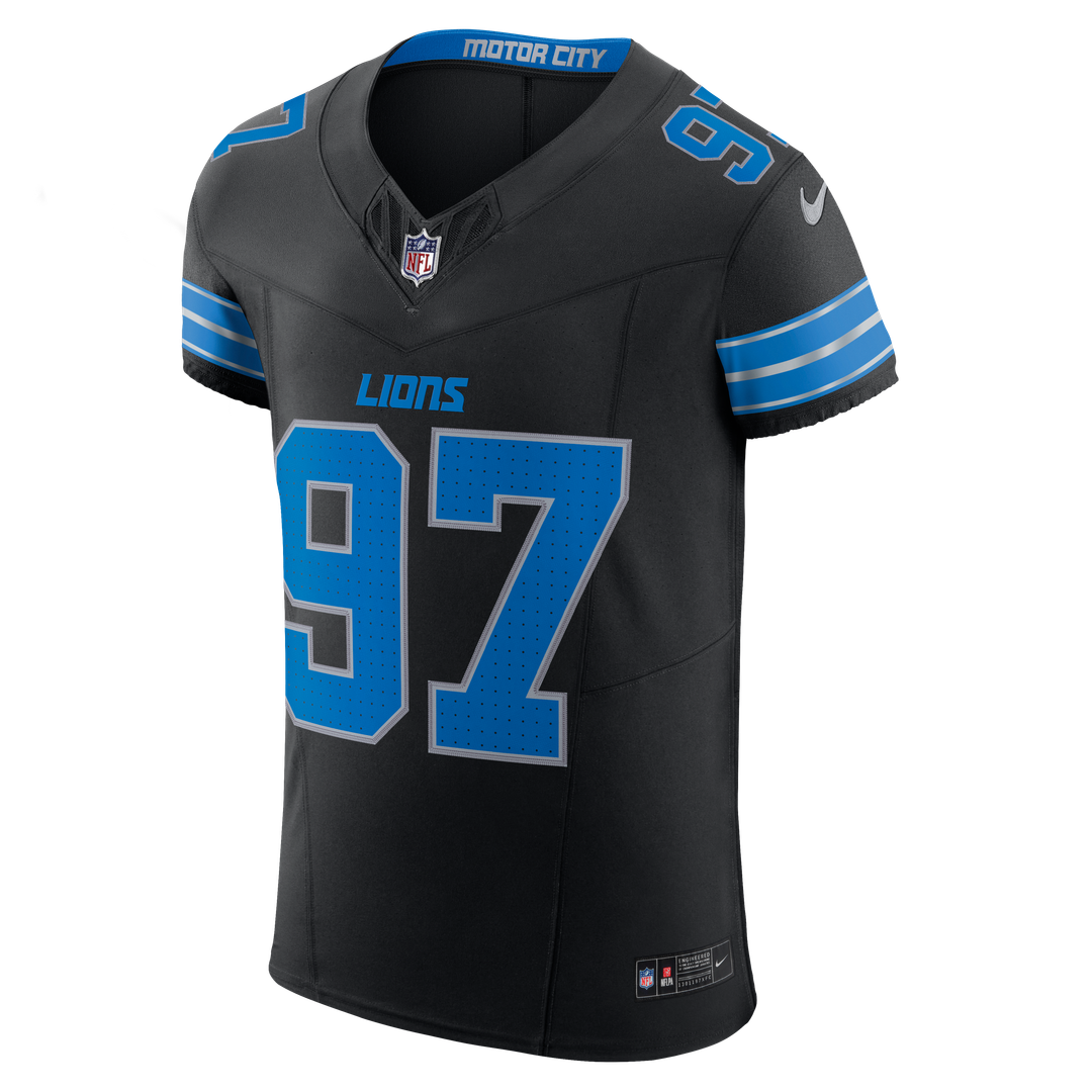 Aidan Hutchinson Detroit Lions Alternate Vapor F.U.S.E. Elite Jersey - Black