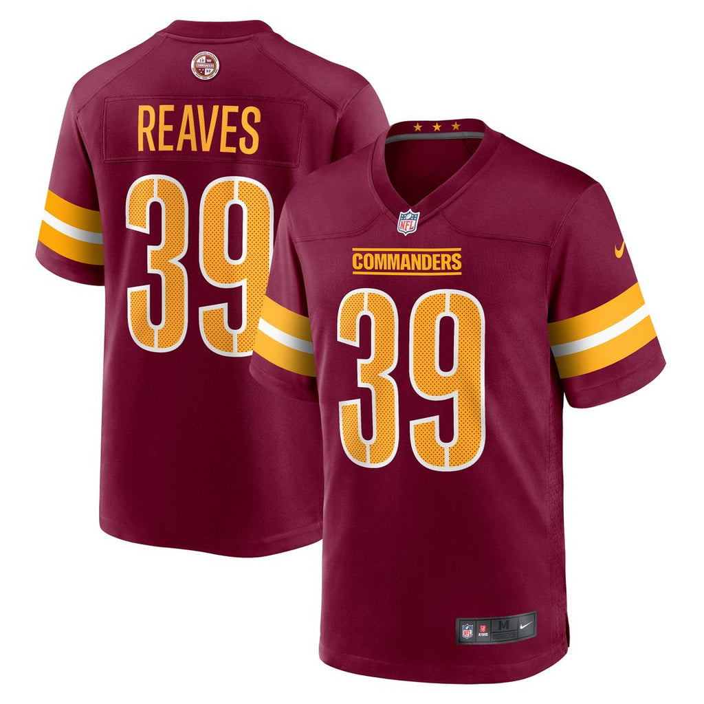 Jeremy Reaves Washington Commanders Game Jersey - White
