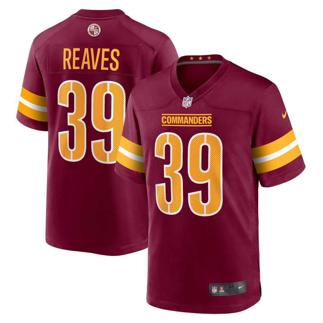 Jeremy Reaves Washington Commanders Game Jersey - White