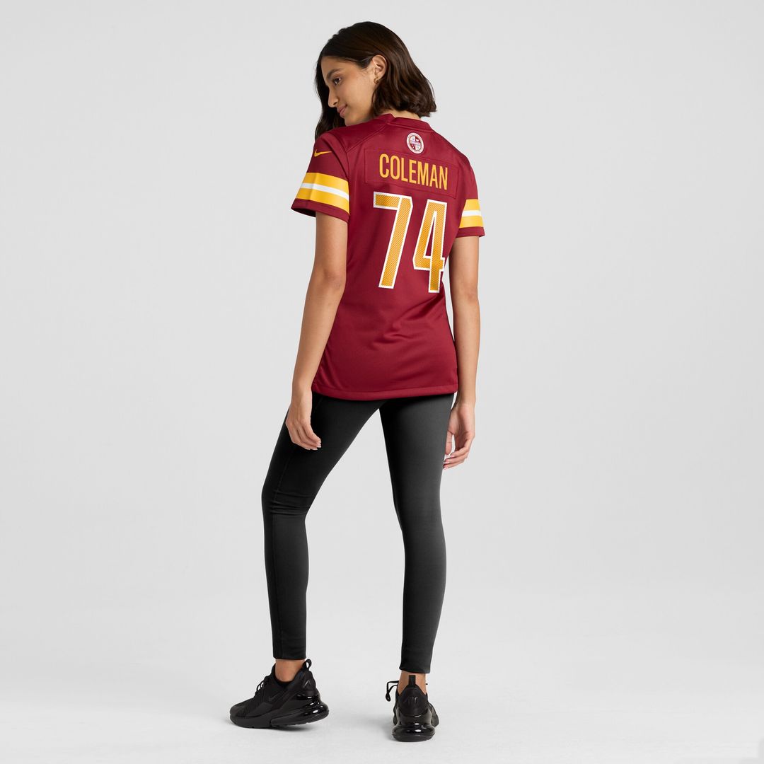 Brandon Coleman Washington Commanders Women's Team Game Jersey - Burgundy