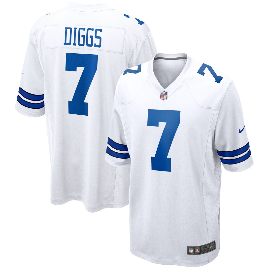 Trevon Diggs Dallas Cowboys Game Jersey - Navy