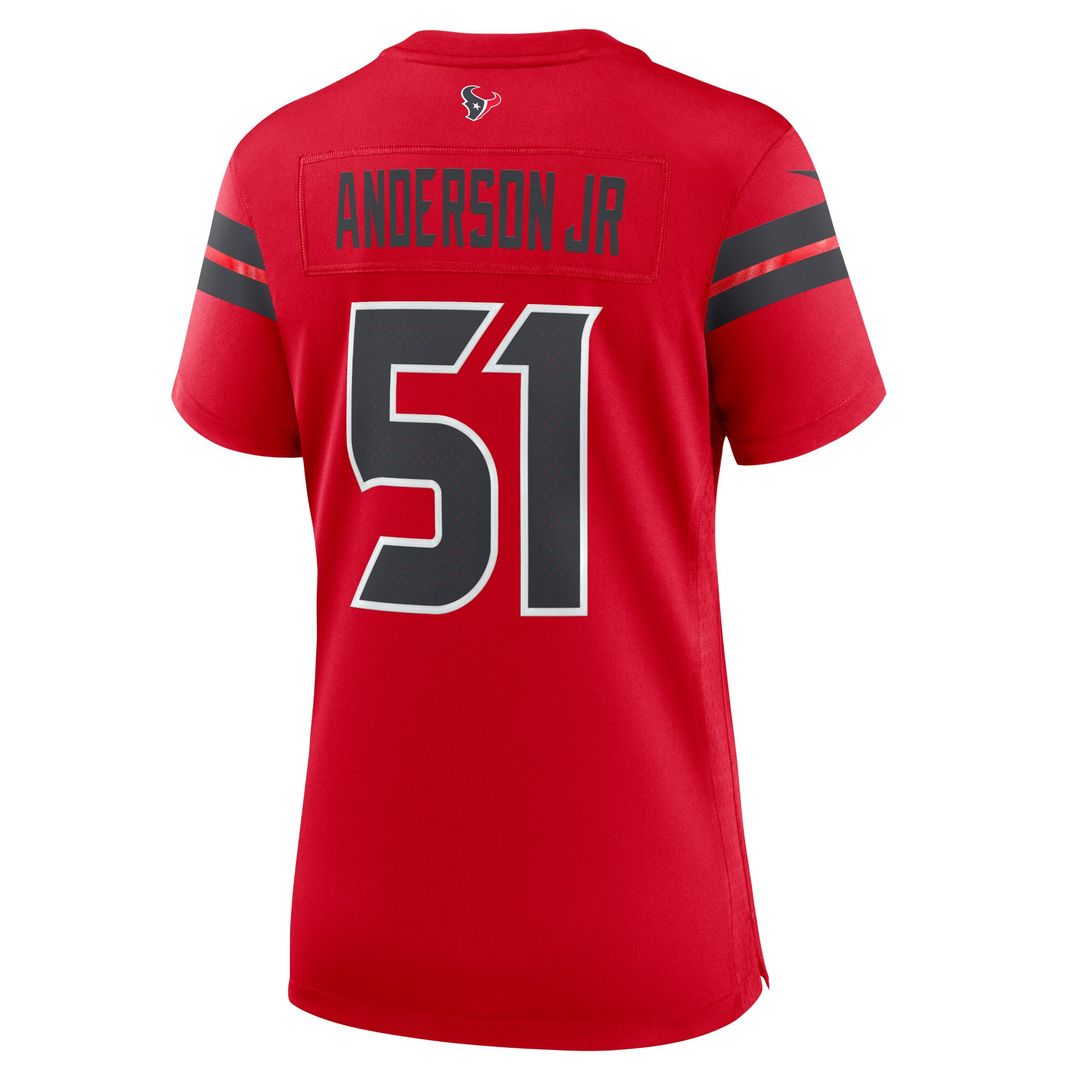Will Anderson Jr. Houston Texans Women's Alternate Game Jersey - Red