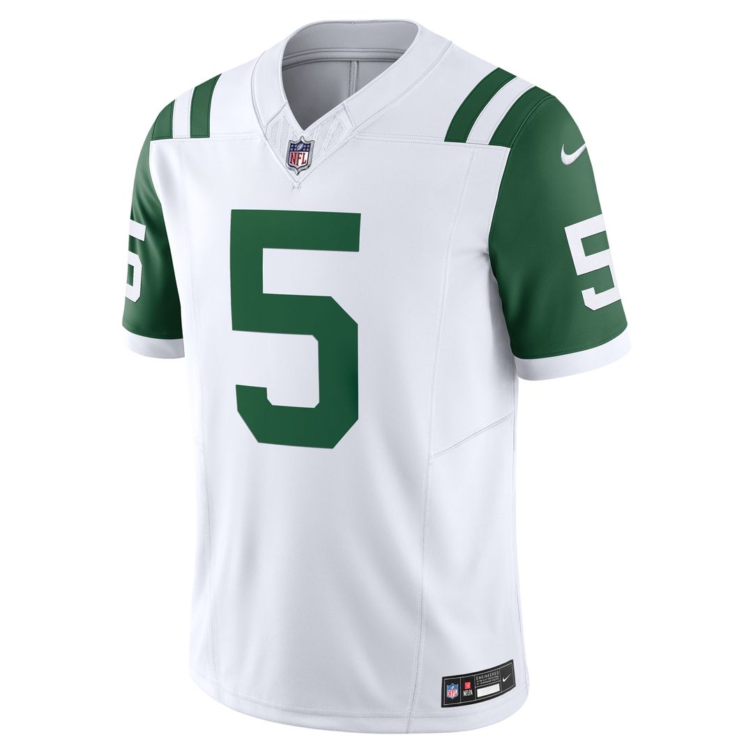 Garrett Wilson New York Jets Classic Alternate Vapor F.U.S.E. Limited Jersey - White