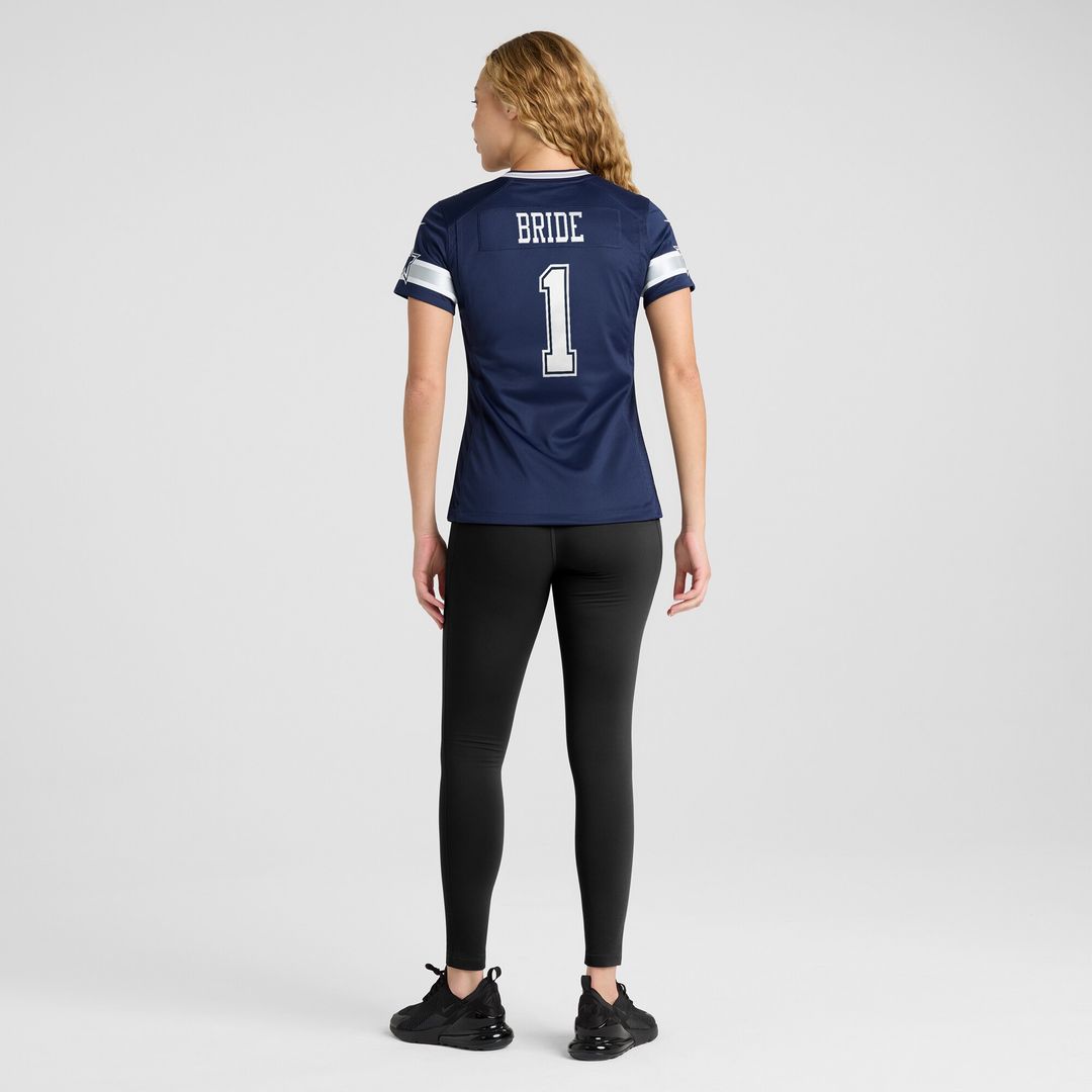 Number 1 Bride Dallas Cowboys Women's Game Jersey - Navy