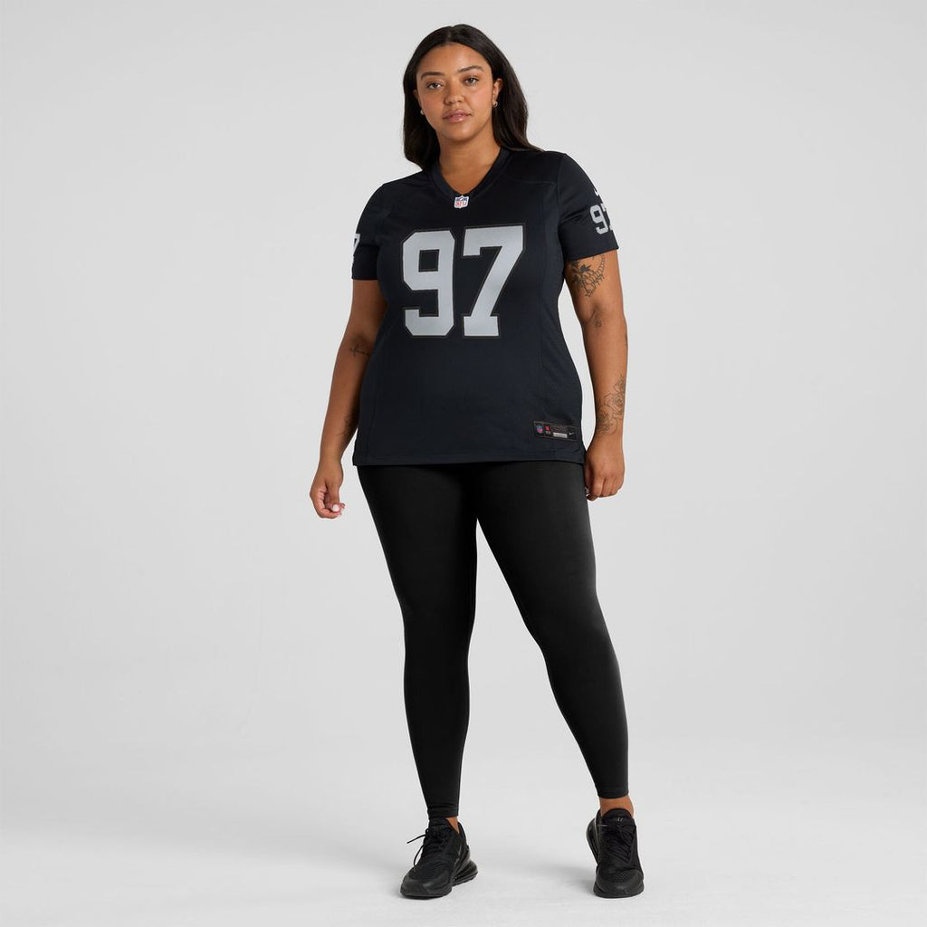 Tonka Hemingway Las Vegas Raiders Women's Team Game Jersey - Black