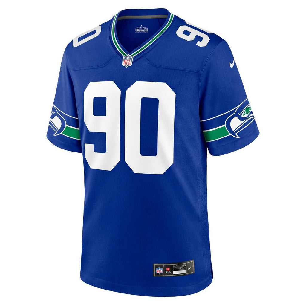 Jarran Reed Seattle Seahawks Game Jersey - College Navy