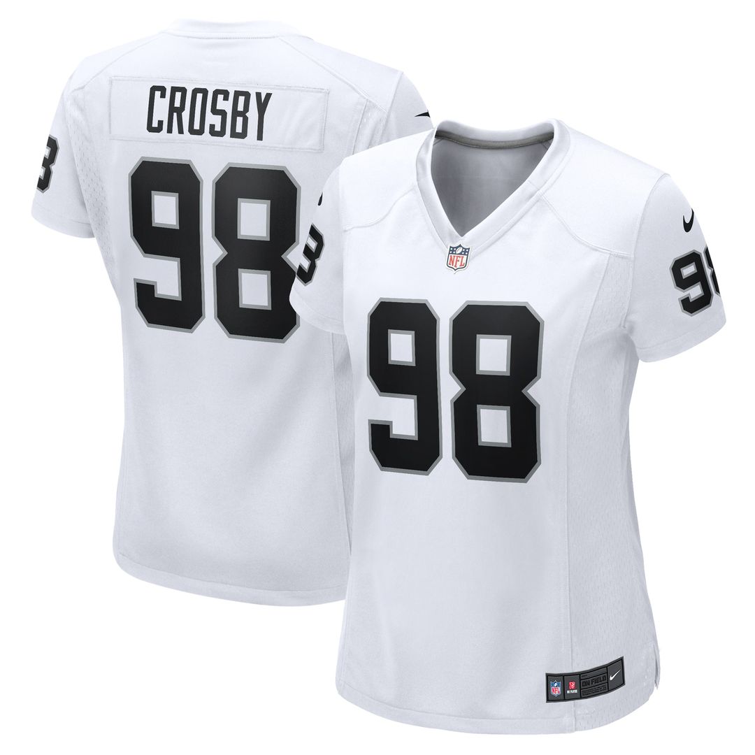 Maxx Crosby Las Vegas Raiders Women's Game Jersey - White