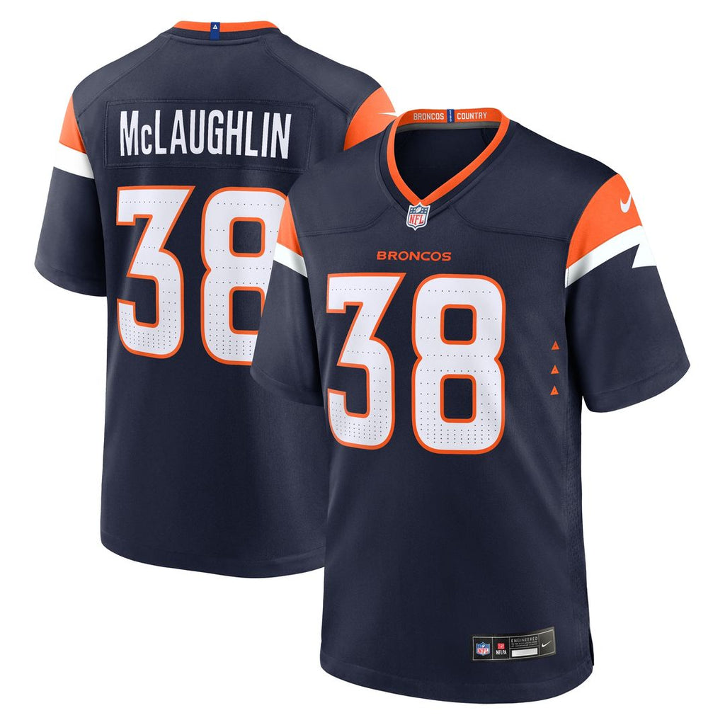 Jaleel McLaughlin Denver Broncos Team Game Jersey - Orange