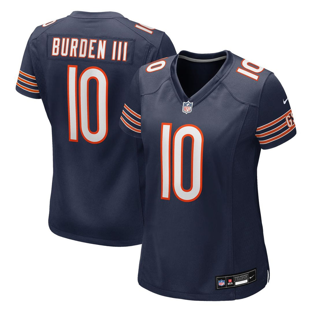 Luther Burden III Chicago Bears Women's Team Game Jersey - Navy