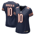 Luther Burden III Chicago Bears Women's Team Game Jersey - Navy