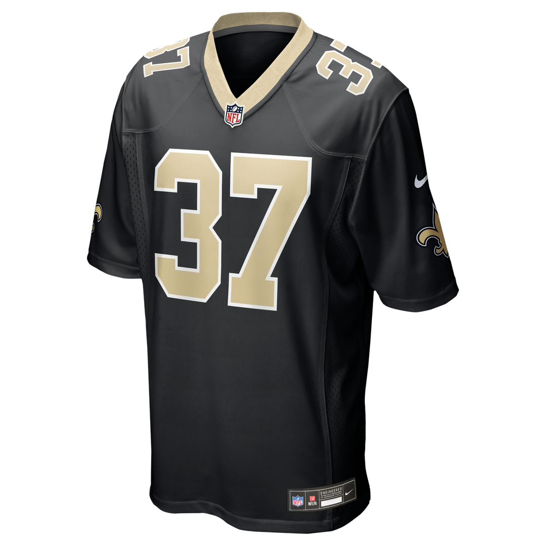 Mims New Orleans Saints Team Game Jersey - Black
