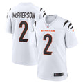Evan McPherson Cincinnati Bengals Game Player Jersey - White