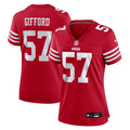 Luke Gifford San Francisco 49ers Women's Team Game Jersey - Scarlet