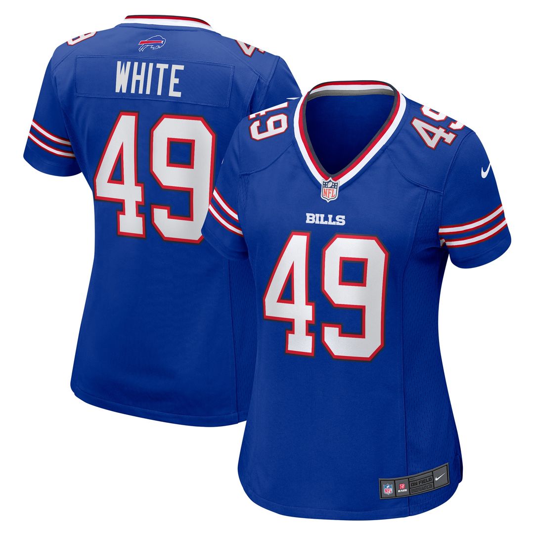 DaShaun White Buffalo Bills Women's Team Game Jersey - Royal