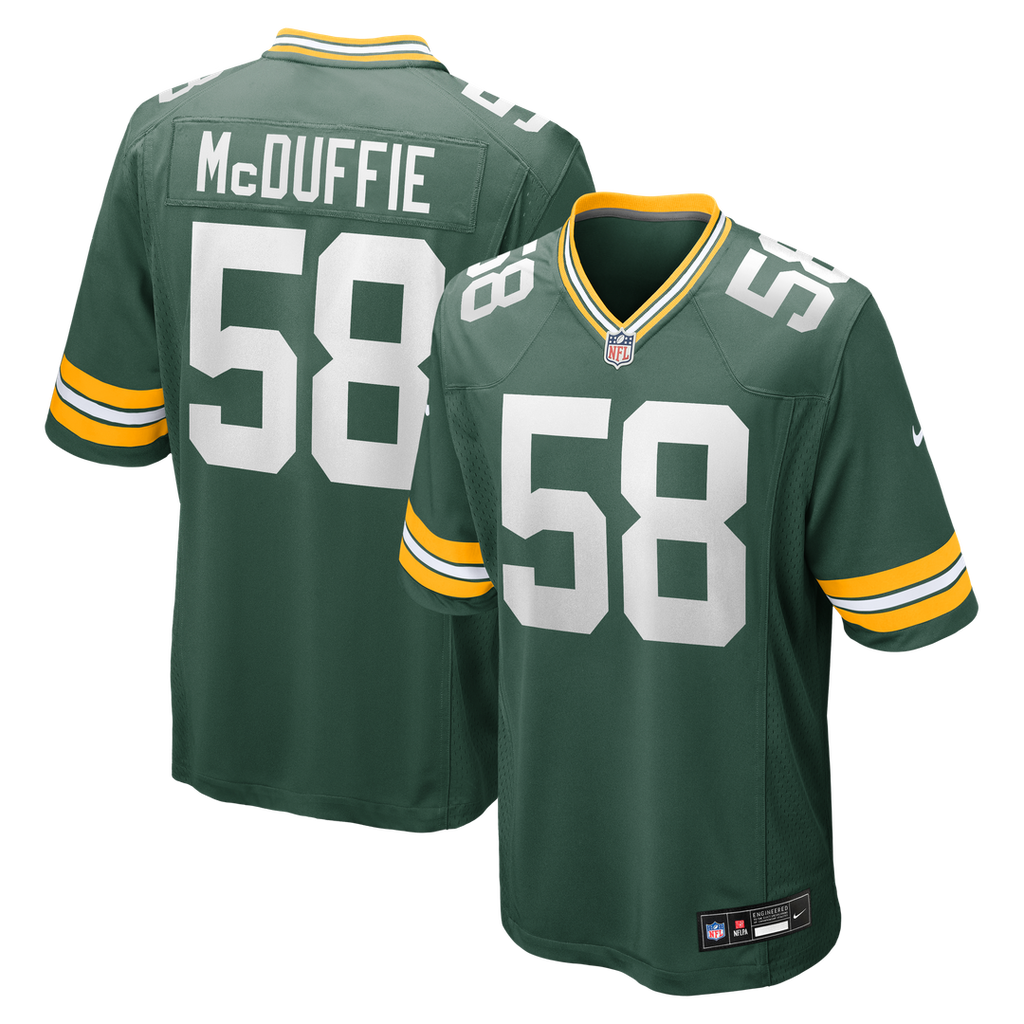 Isaiah McDuffie Green Bay Packers Game Jersey - Green
