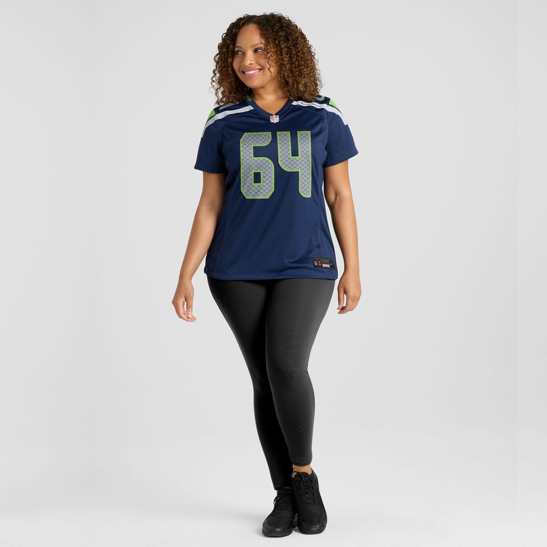 Christian Haynes Seattle Seahawks Women's Team Game Jersey - College Navy