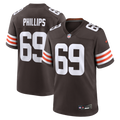 Tyre Phillips Cleveland Browns Team Game Jersey - Brown