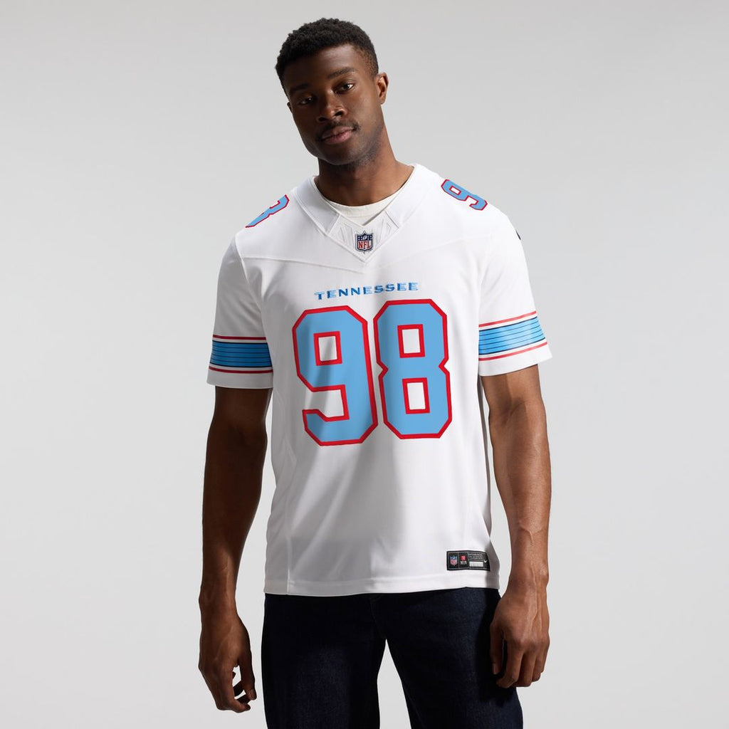 Jeffery Simmons Tennessee Titans Vapor F.U.S.E. Stitched Limited Jersey - White