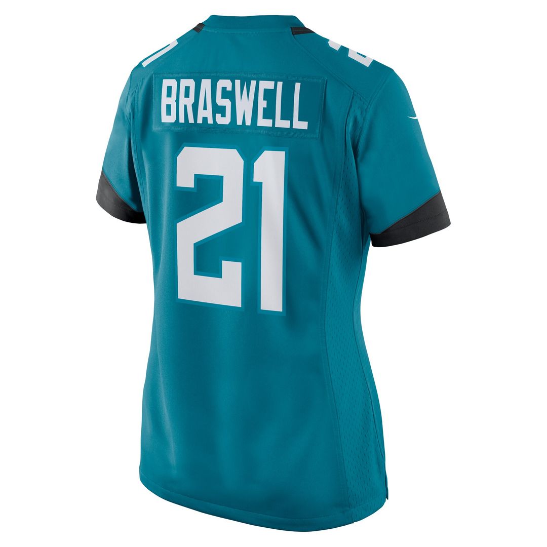 Christian Braswell Jacksonville Jaguars Women's Team Game Jersey - Teal