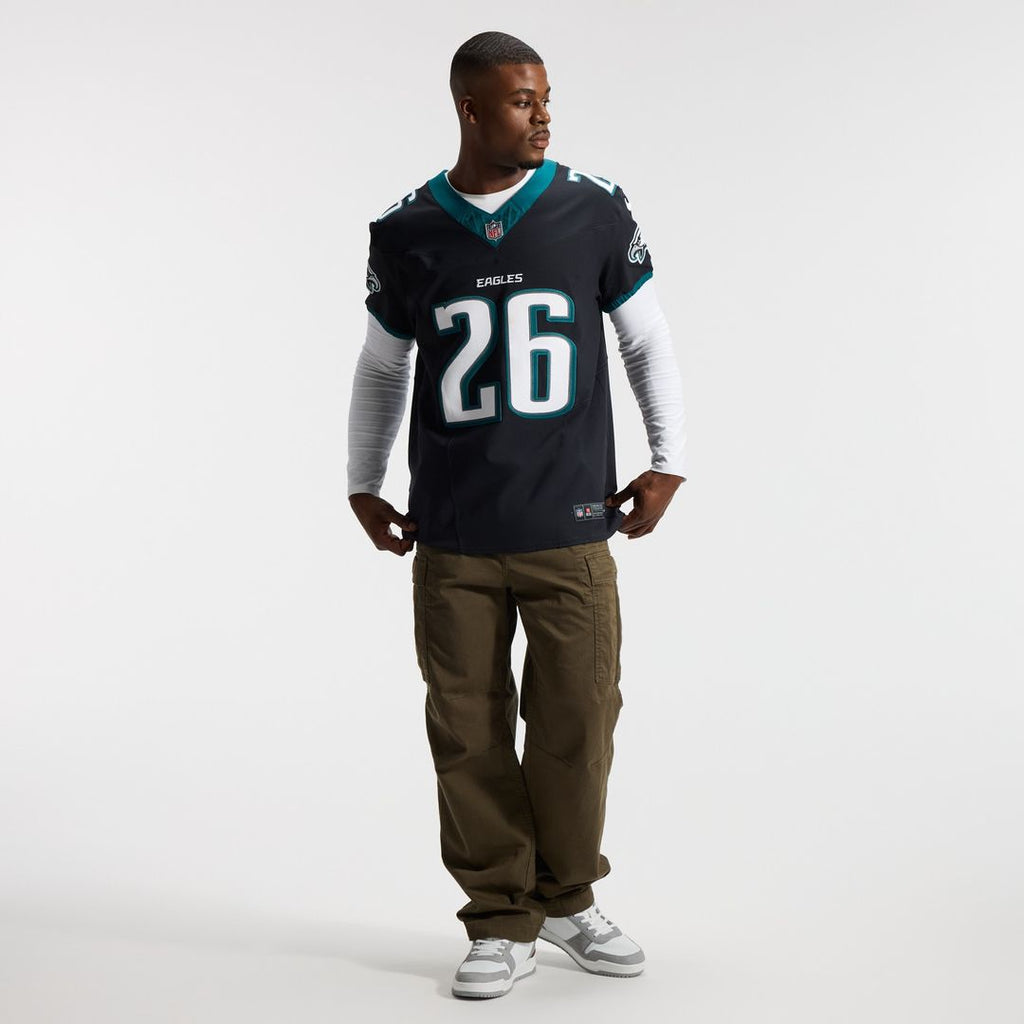 Saquon Barkley Philadelphia Eagles Alternate Vapor F.U.S.E. Elite Jersey - Black
