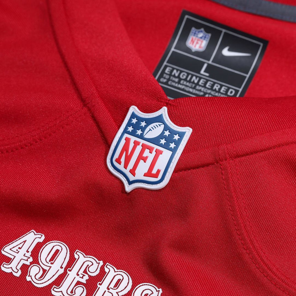 Number 1 Dad San Francisco 49ers Game Jersey - Scarlet