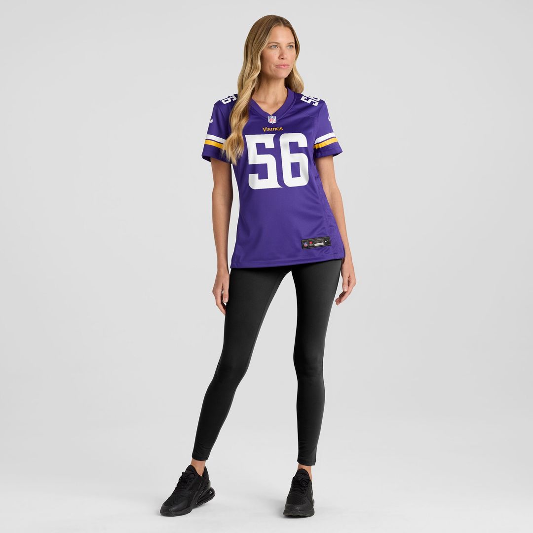 Chris Doleman Minnesota Vikings Women's Game Retired Player Jersey - Purple
