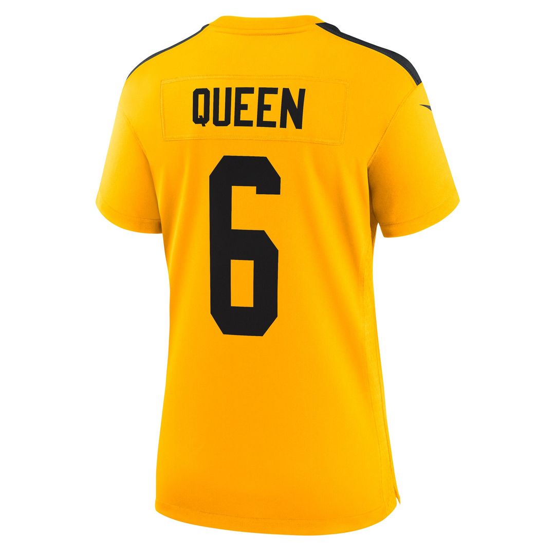 Patrick Queen Pittsburgh Steelers Women's Alternate 1933 Throwback Game Jersey - Gold