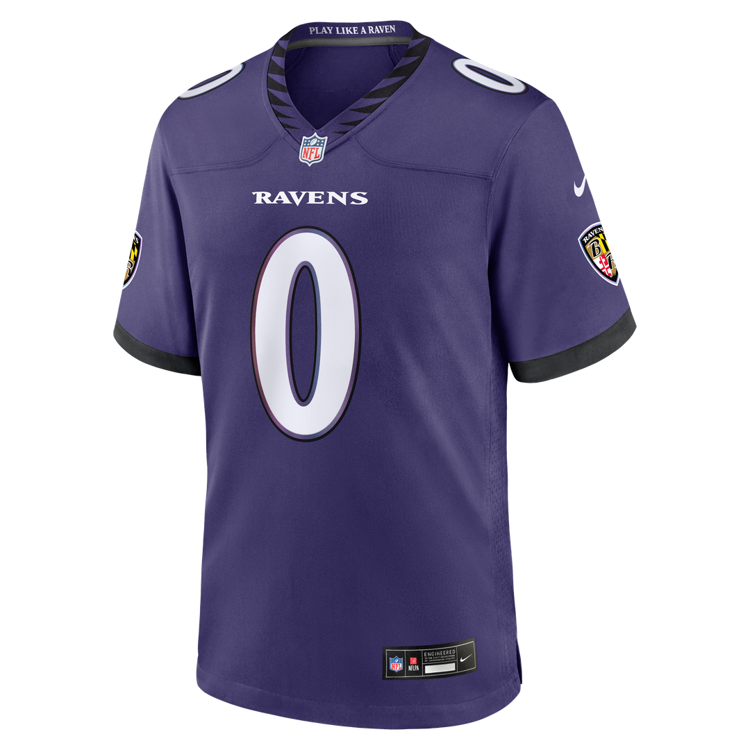 Roquan Smith Baltimore Ravens Team Game Jersey - Purple
