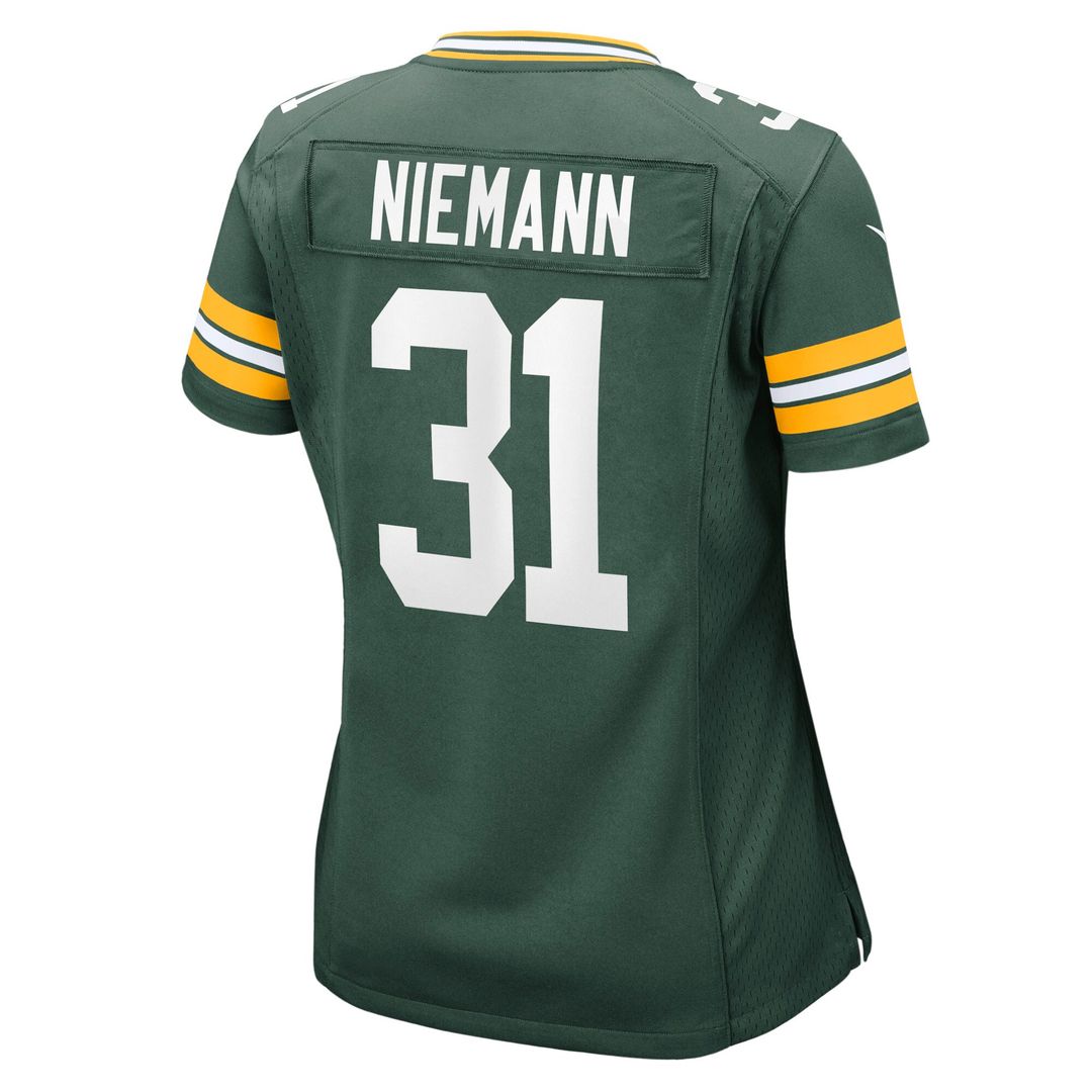 Nick Niemann Green Bay Packers Women's Team Game Jersey - Green