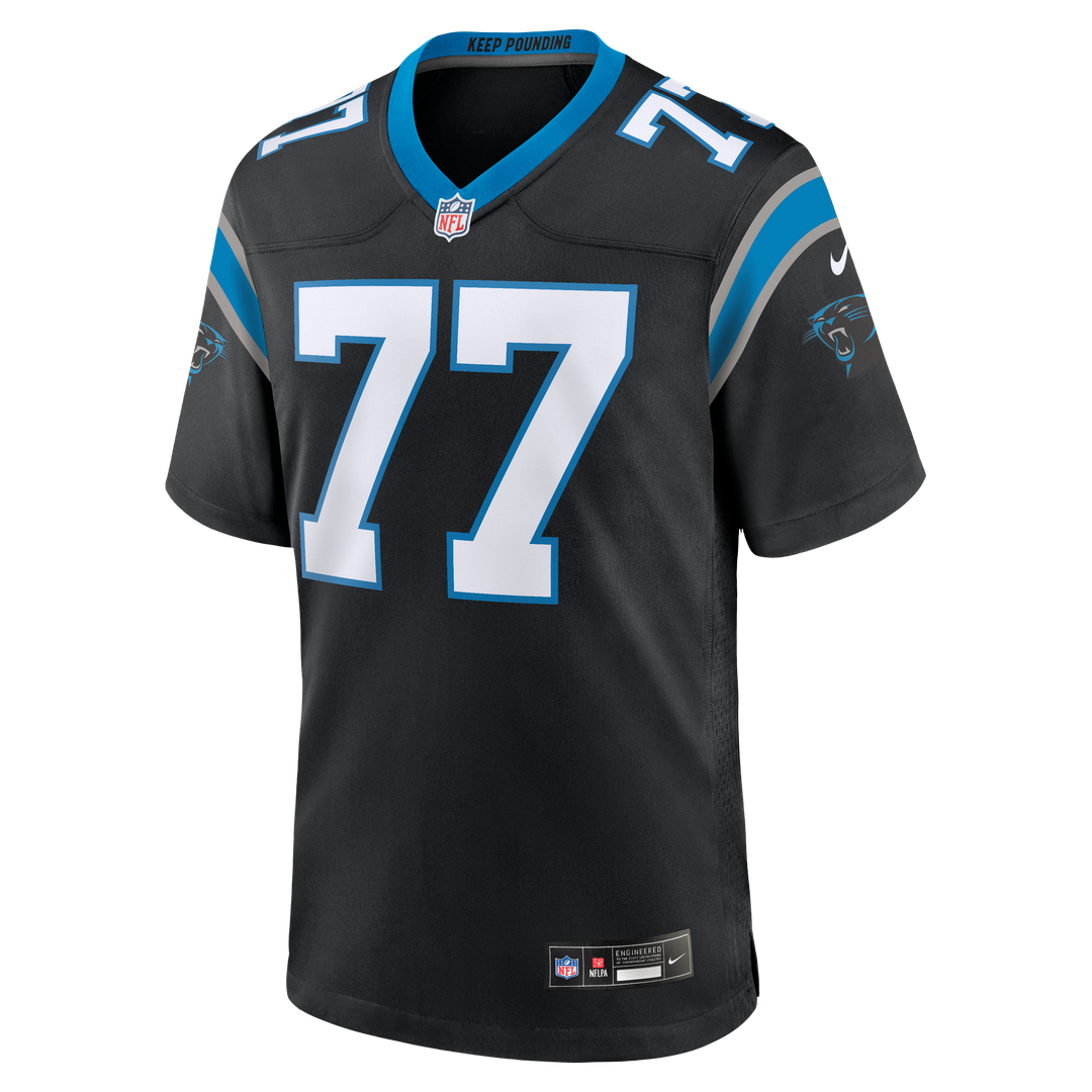 Luke Fortner Carolina Panthers Team Game Jersey - Black