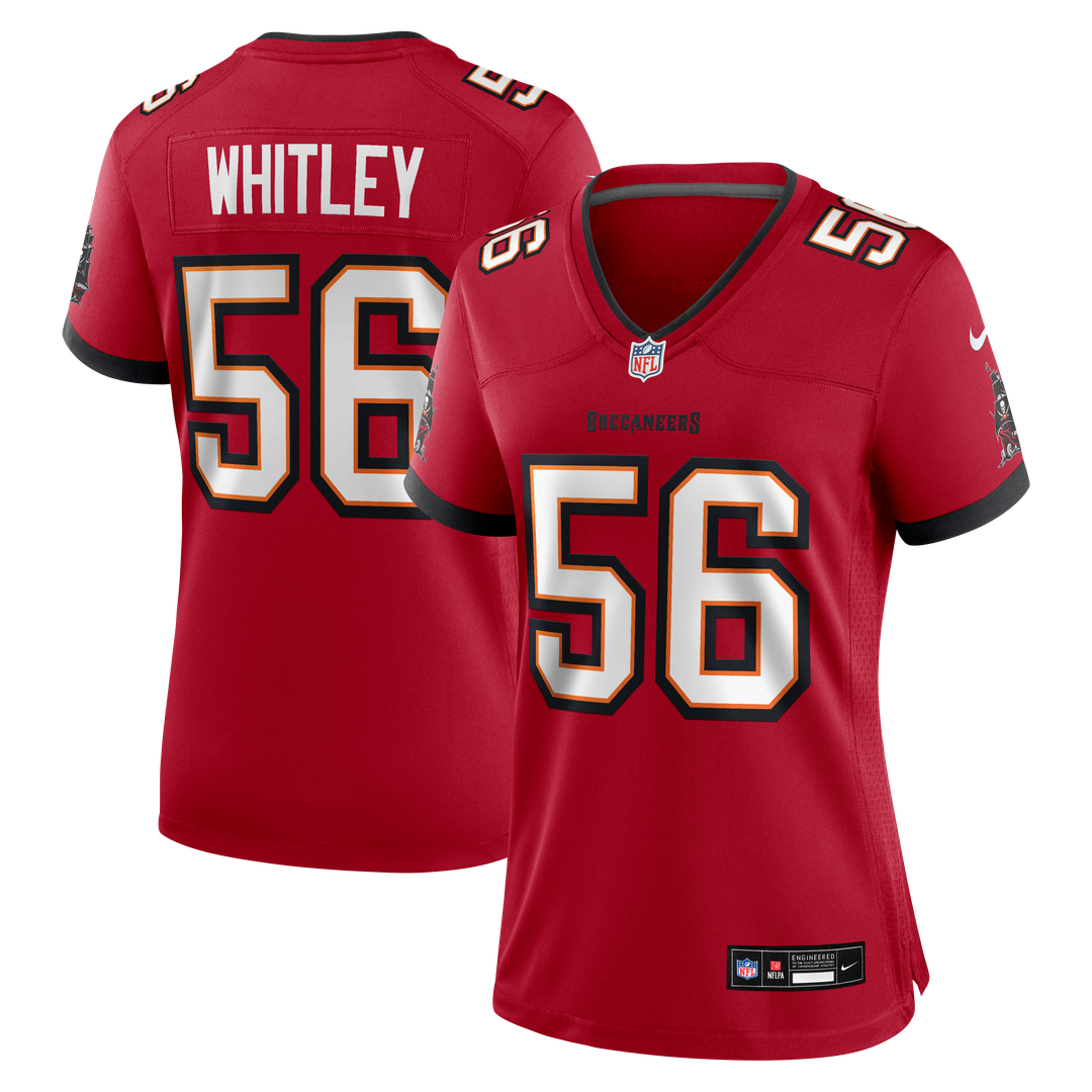 Benton Whitley Tampa Bay Buccaneers Women's Team Game Jersey - Red