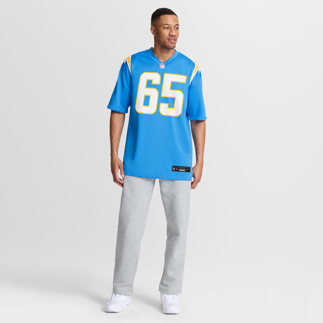 Logan Taylor Los Angeles Chargers Team Game Jersey - Powder Blue