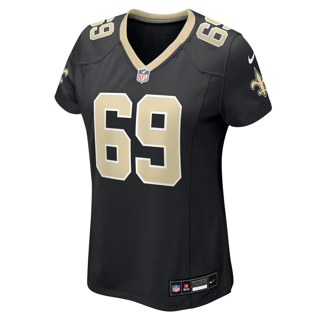 Barry Wesley New Orleans Saints Women's Team Game Jersey - Black