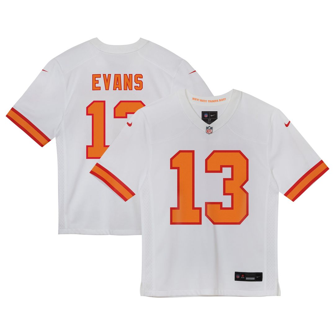 Mike Evans '76 Tampa Bay Buccaneers Preschool Game Jersey - White