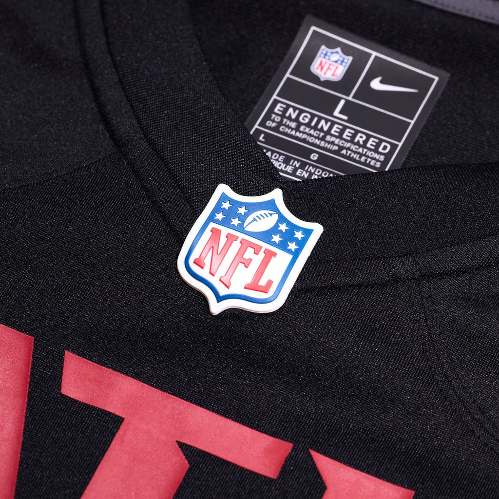 Jack Nelson Atlanta Falcons Team Game Jersey - Black
