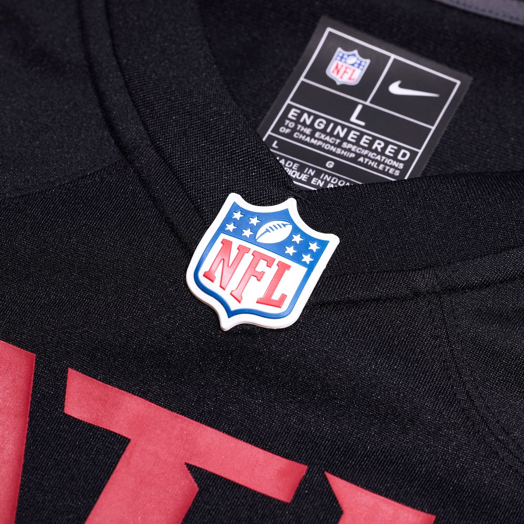 Jack Nelson Atlanta Falcons Team Game Jersey - Black