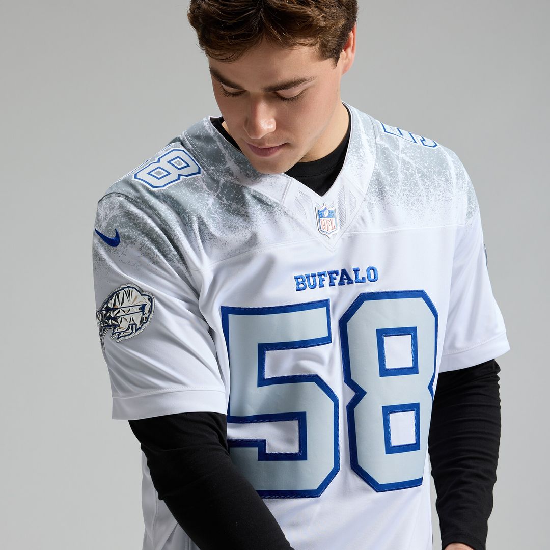 Matt Milano Buffalo Bills 2025 Rivalries Collection Stitched Limited Jersey - White