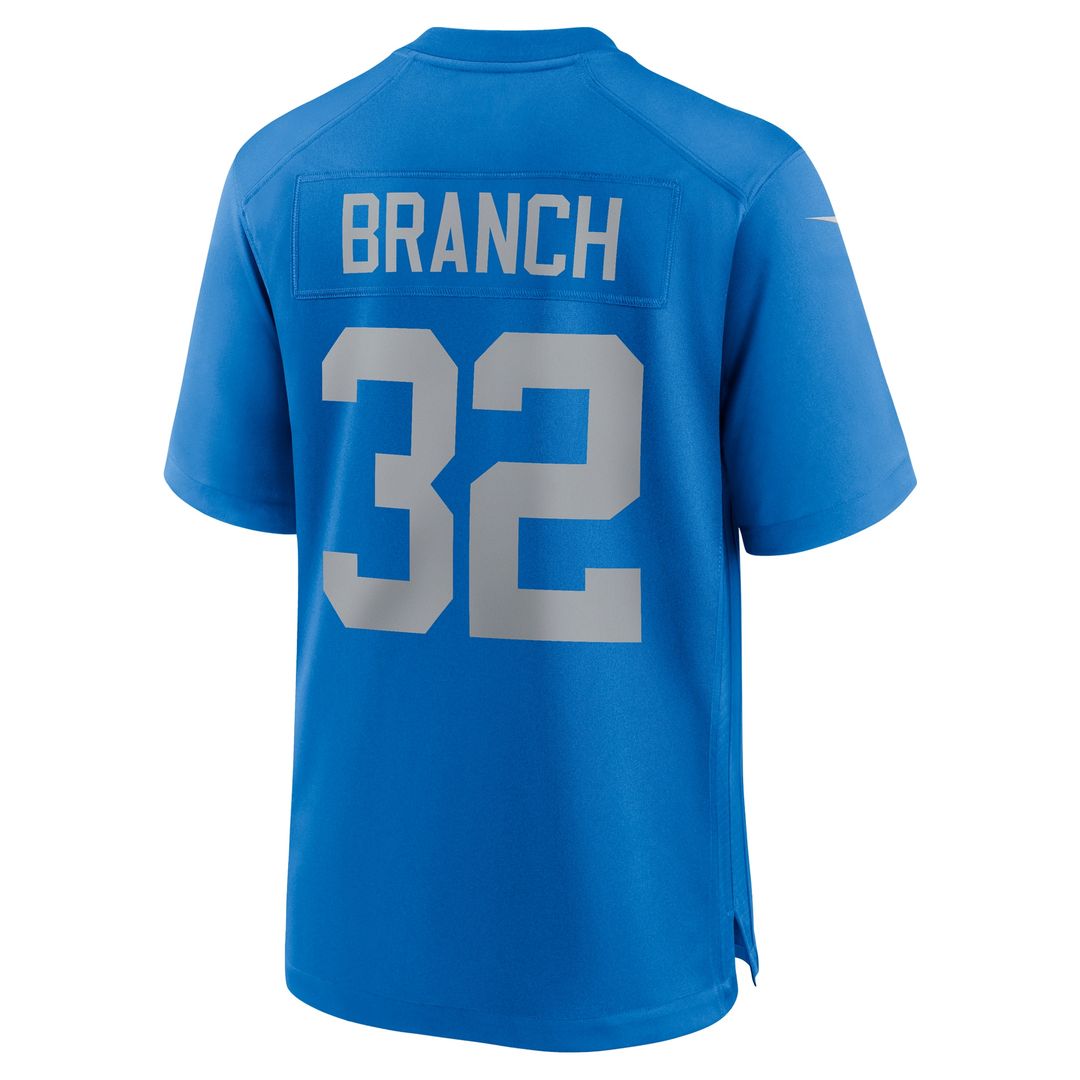 Brian Branch Detroit Lions Alternate Game Jersey - Blue