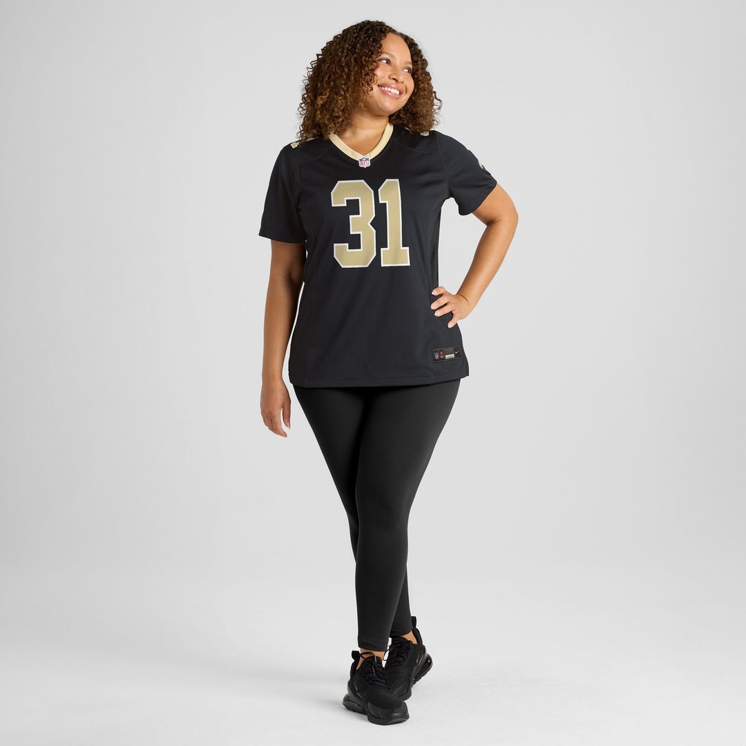 Howden New Orleans Saints Women's Team Game Jersey - Black