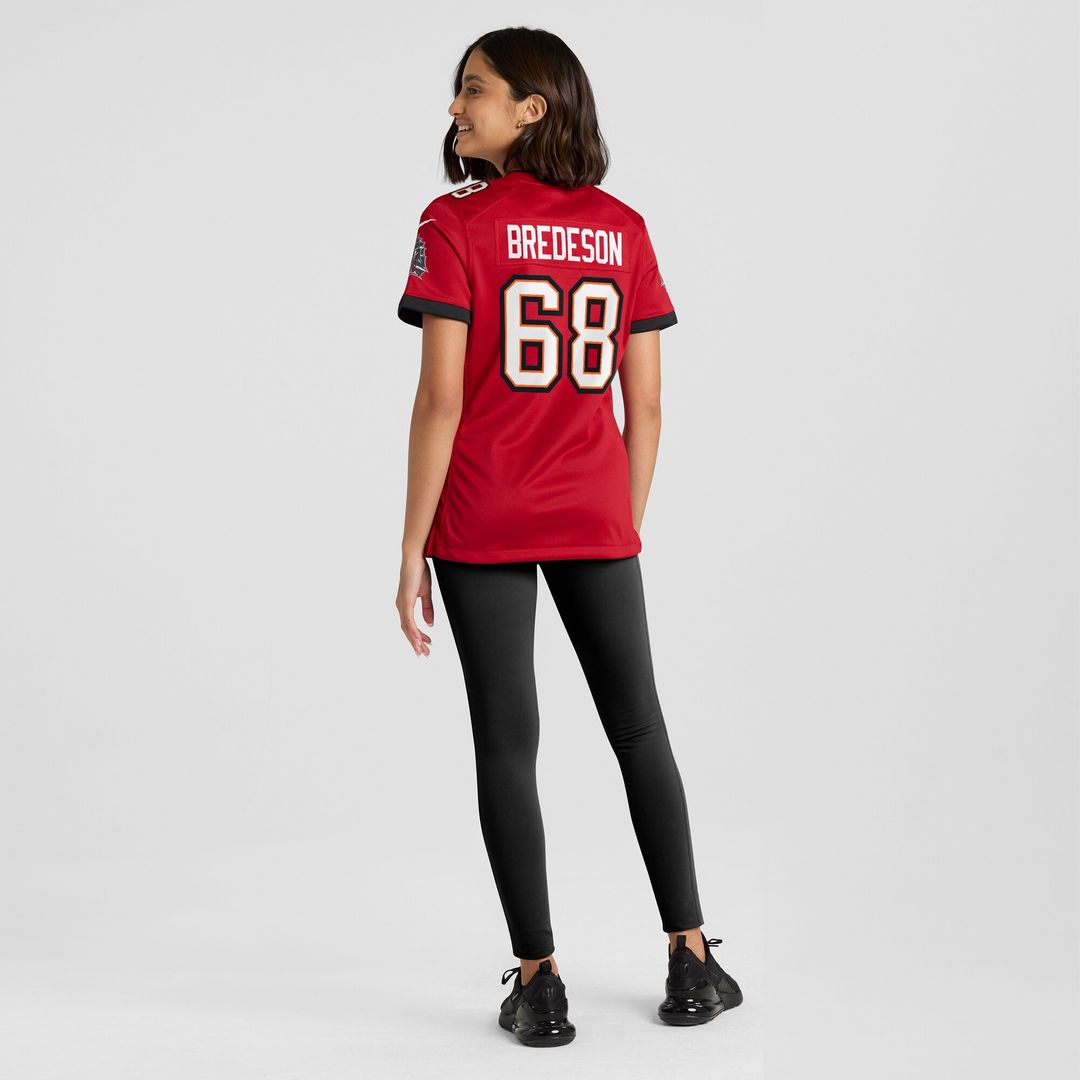 Ben Bredeson Tampa Bay Buccaneers Women's Game Jersey - Red