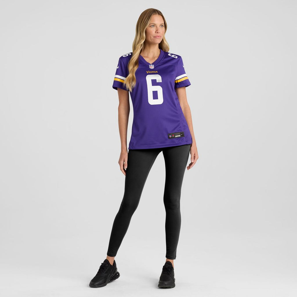 Brian Asamoah II Minnesota Vikings Women's Game Jersey - Purple