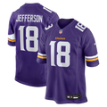 Justin Jefferson Minnesota Vikings Game Jersey - Purple