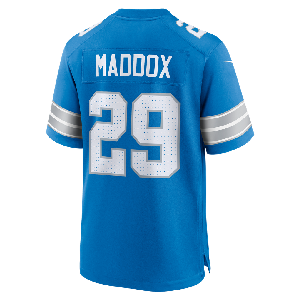 Avonte Maddox Detroit Lions Team Game Jersey - Blue